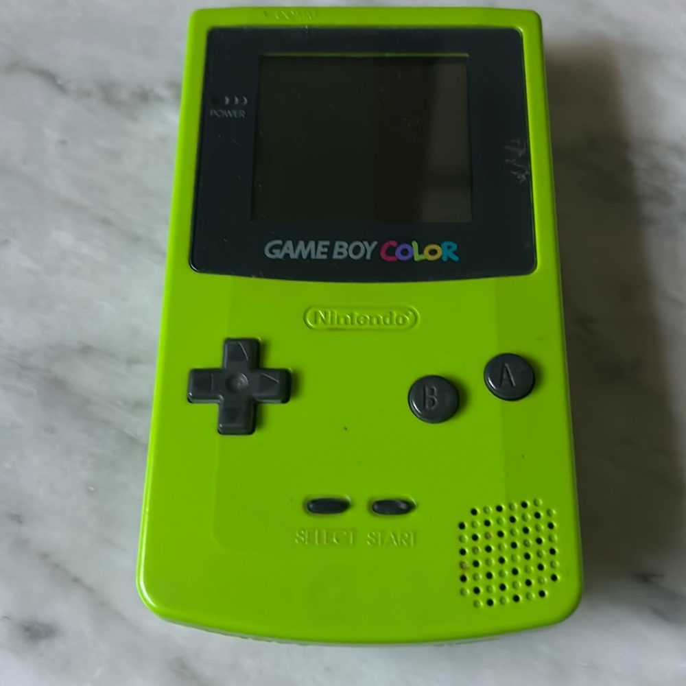 Nintendo Game Boy Color Launch  System Tested GBC Lime Green